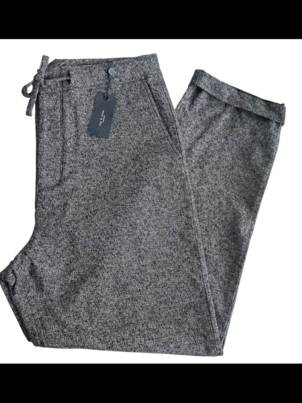 rag & bone Men's Gray Knit Drawstring Joggers